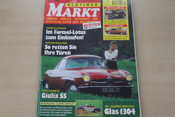 Deckblatt Oldtimer Markt (01/2000)